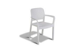 ALLIBERT SAMANNA CHAIR RESIN WHITE ALLIBERT SAMMANA ΚΑΡΕΚΛΑ ΕΞΩΤΕΡΙΚΟΥ ΧΩΡΟΥ ΑΠΟ ΡΗΤΙΝΗ ΣΕ ΧΡΩΜΑ ΛΕΥΚΟ